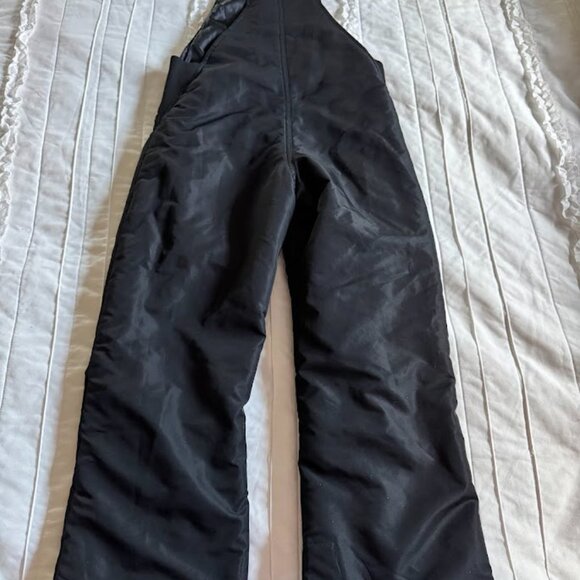 Arctix Youth Medium Snow Bibs Black Insulated Adjustable Winter Ski Snowboard - Picture 3 of 3